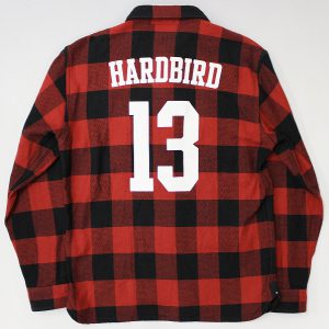 HARDBIRD Studded heavy flannel shirt 2