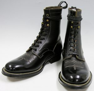 AUTHENTIC SHOE&Co LACE UP WESTERN BOOTS