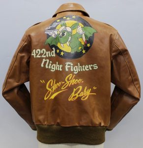 バズリクソンズ(BUZZ RICKSON’S) BR80143 A-2 422nd Night Fighters ハンドペイントモデル