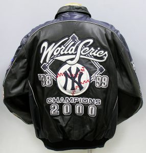 GIII MLB ヤンキース 2000年優勝記念 レザージャケット