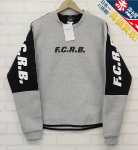 FCRB 17AW SLEEVE LOGO CREW NECK TOP