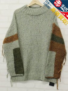 UNUSED 17AW Hand Kniting Sweater US1321 アンユーズド クレイジーパターンオーバーサイズニット