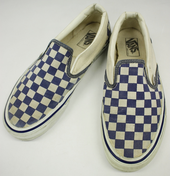 VANS 90s チェッカーフラッグ スリッポン USA製 バンズ