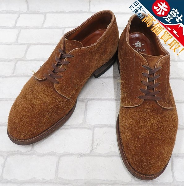 オールデン 53504 スエードプレーントゥシューズ Alden