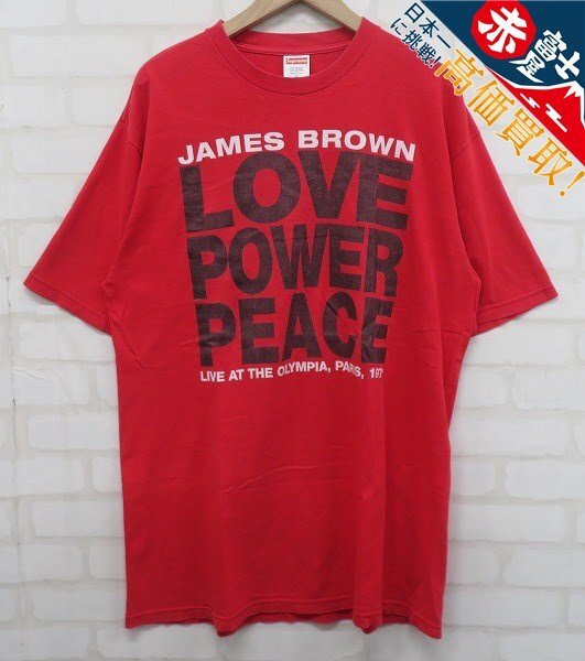 Supreme JAMES BROWN LOVE POWER PEACE TEE シュプリーム