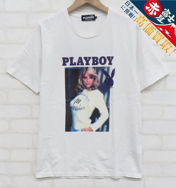 HYSTERIC GLAMOUR プレイボーイ ガールプリント 半袖Tシャツ ヒステリックグラマー