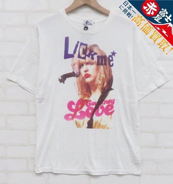 HYSTERIC GLAMOUR LICK ME コートニーラブ 半袖フォトTシャツ ヒステリックグラマー