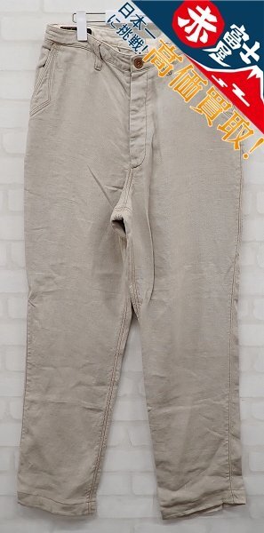 FREEWHEELERS Fitzgerald トラウザーズ リネンキャンバスクロス フリーホイーラーズ