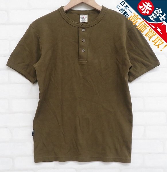 アヴィレックス 半袖ヘンリーネックTシャツ AVIREX