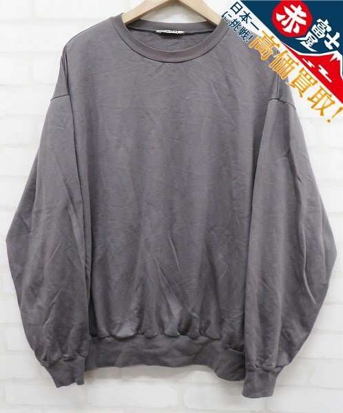 AURALEE ELASTIC HIGH GAUGE SWEAT A21AP01NU オーラリー