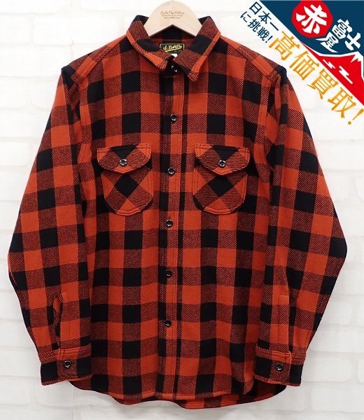 ATLAST&CO Lot 306 バッファローチェックウールシャツ アットラスト