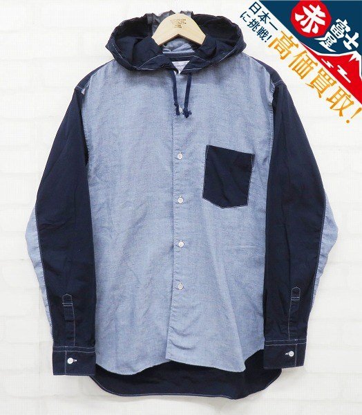 COMME des GARCONS フード付長袖シャツ  コムデギャルソン