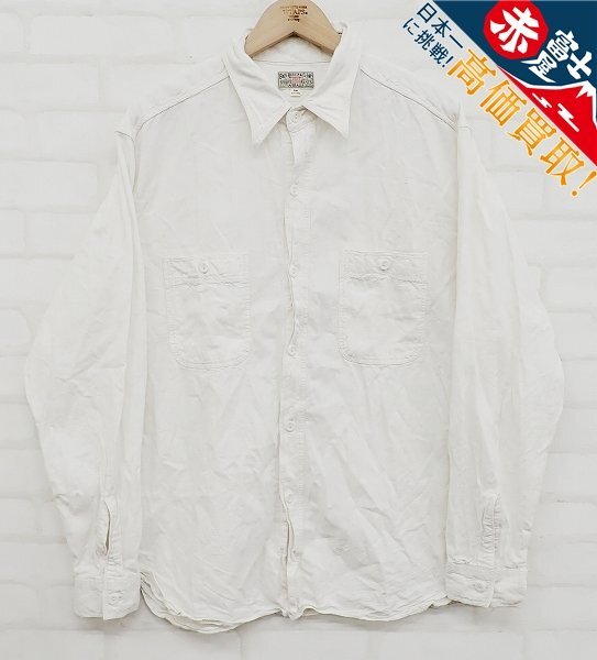 バズリクソンズ ホワイトシャンブレーワークシャツ BR25996 BUZZRICKSON’S