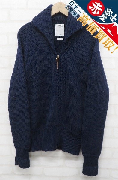 visvim STURGIS SWEATER F.Z 0113205012005 ショールカラーニット セーター ヴィズヴィム
