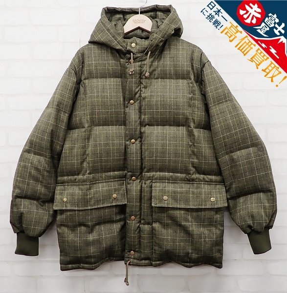 EVISU チェックダウンパーカー エヴィス