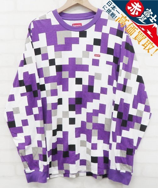 Supreme Small Box Logo L/S Tee Purple Digi Camo シュプリーム