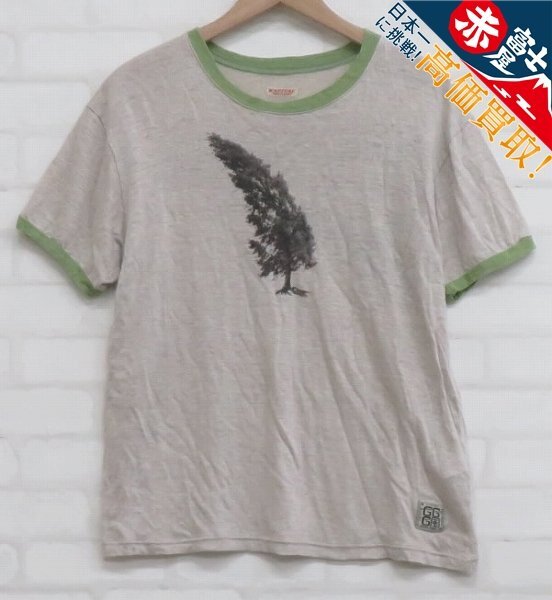 KAPITAL 半袖リンガーリネンTシャツ キャピタル