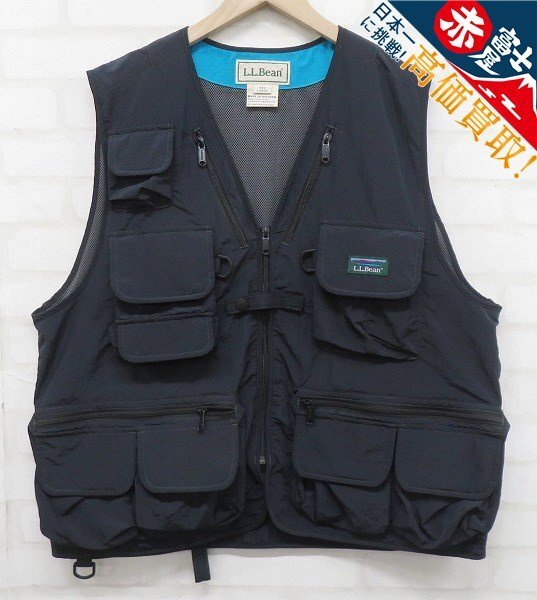 L.L.Bean ビーンズフライフィッシングベスト 3175-1034 エルエルビーン