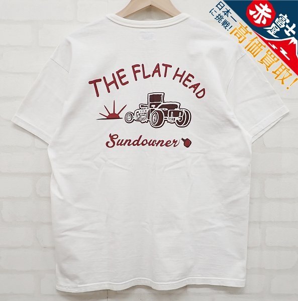THE FLAT HEAD FN-THC-020 SUNDOWNER 半袖Tシャツ フラットヘッド