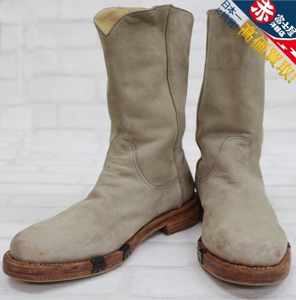 NUMBER NINE ヌバックペコスブーツ ナンバーナイン