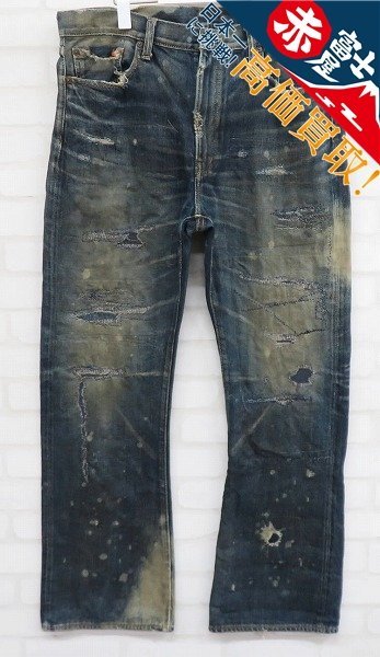 REDUX 炭鉱モデル ダメージ加工デニムパンツ