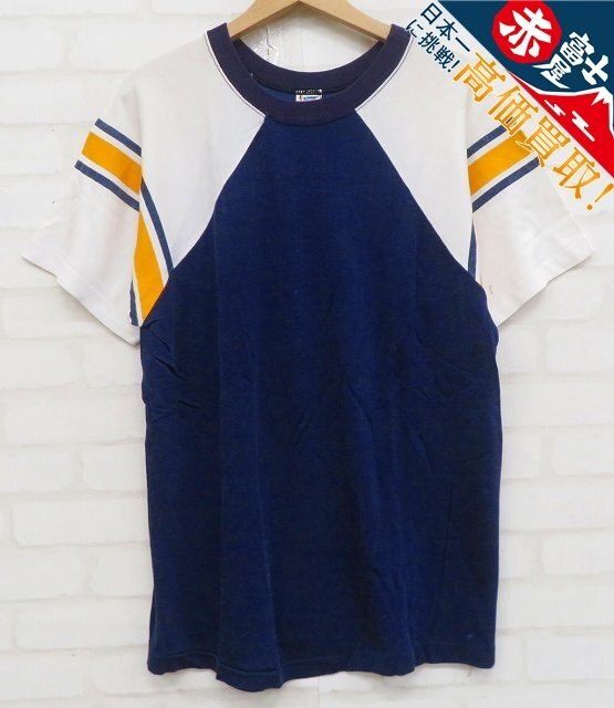 Champion ラグランフットボールジャージーTシャツ バータグ チャンピオン