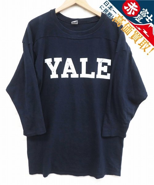 Champion 80s YALE フットボールTシャツ USA製 トリコタグ チャンピオン