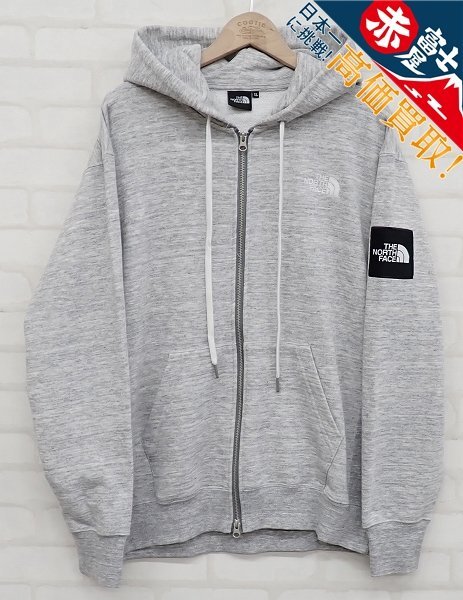 THE NORTH FACE  スクエアロゴ スウェットジップパーカー NT12335  ノースフェイス