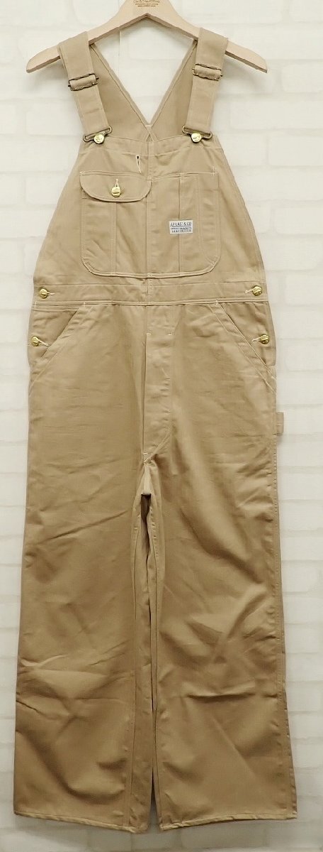 ATLAST&CO 712 ヘリンボーンペインターオーバーオール アットラスト